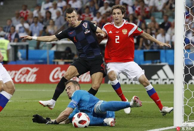 世界杯 四分之一决赛 俄罗斯5：6克罗地亚 遗憾遭遇败绩