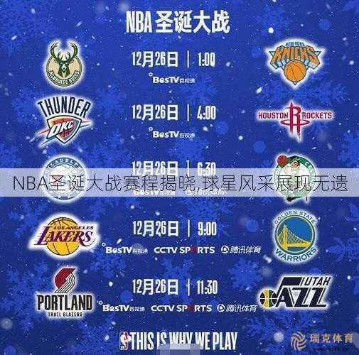 NBA圣诞大战赛程揭晓,球星风采展现无遗